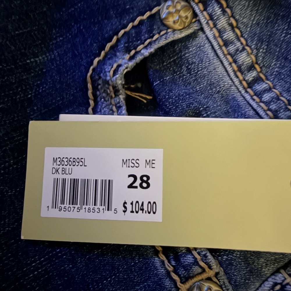 Miss Me Classic Blue Bootcut Jeans for women - Picture 6 of 6